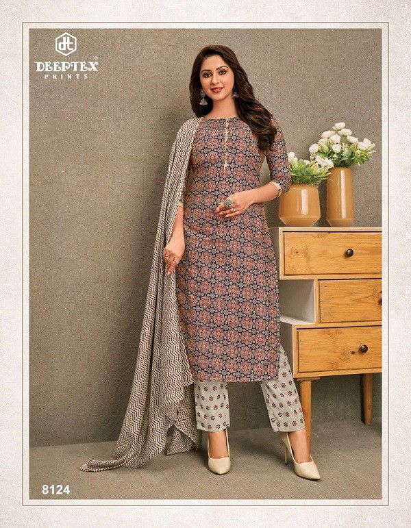 Deeptex Miss India Vol 81 Printed Cotton Dress Material